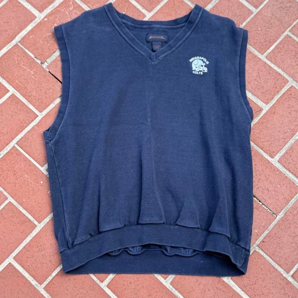 Vintage 90s antigua navy indianapolis colts vest